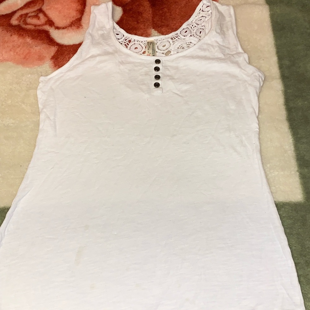 White Lace Tank